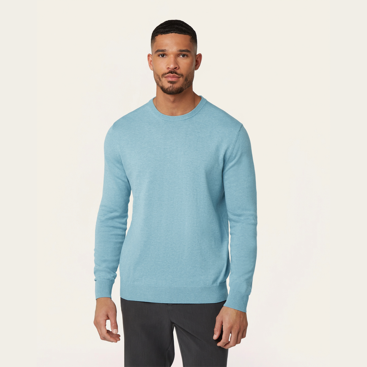 Seawool sweater & Knitted non-iron shirt bundle