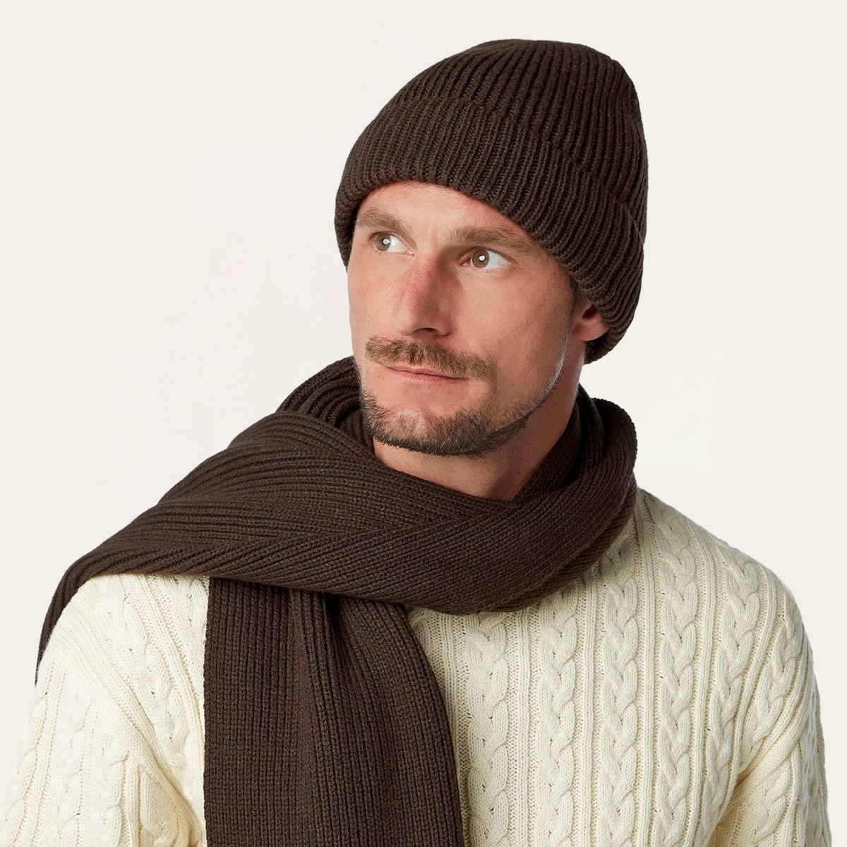 Heavy Seawool Beanie & Scarf bundle