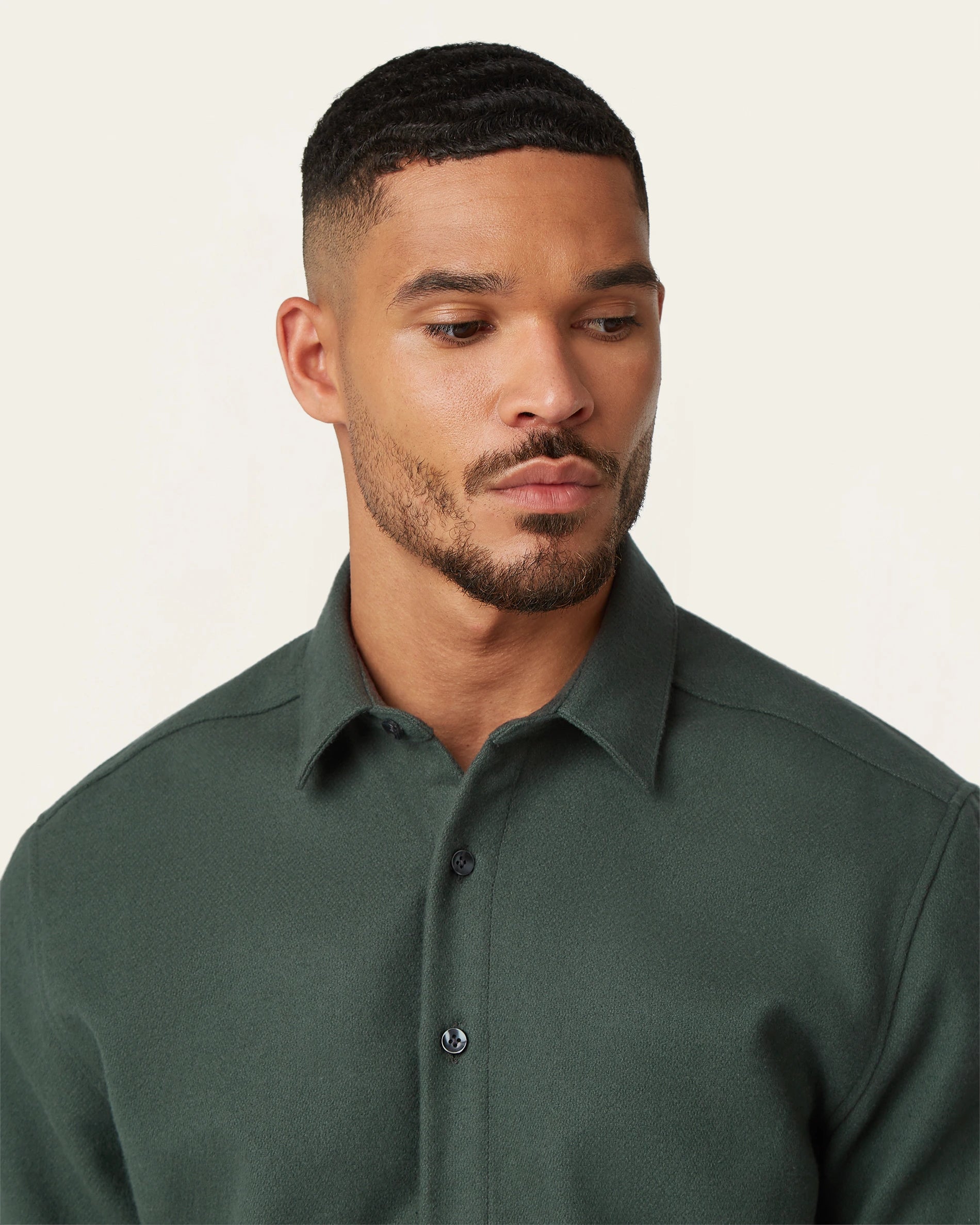 Flannel shirt Dark Green