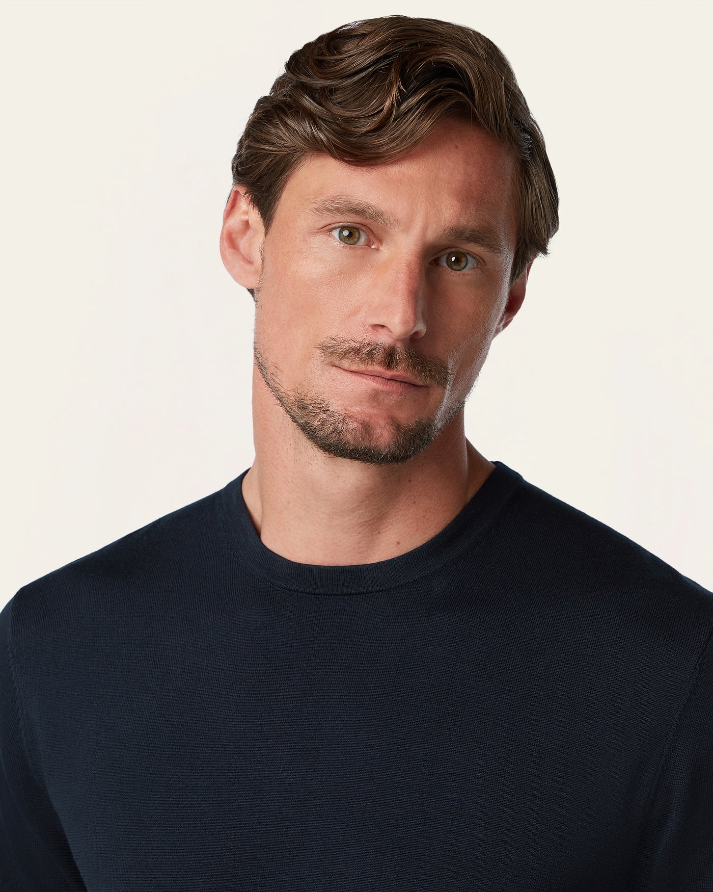 Knitted t-shirt Navy