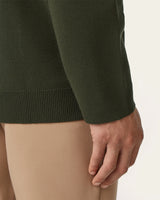 Jacquard Cardigan Dark Green