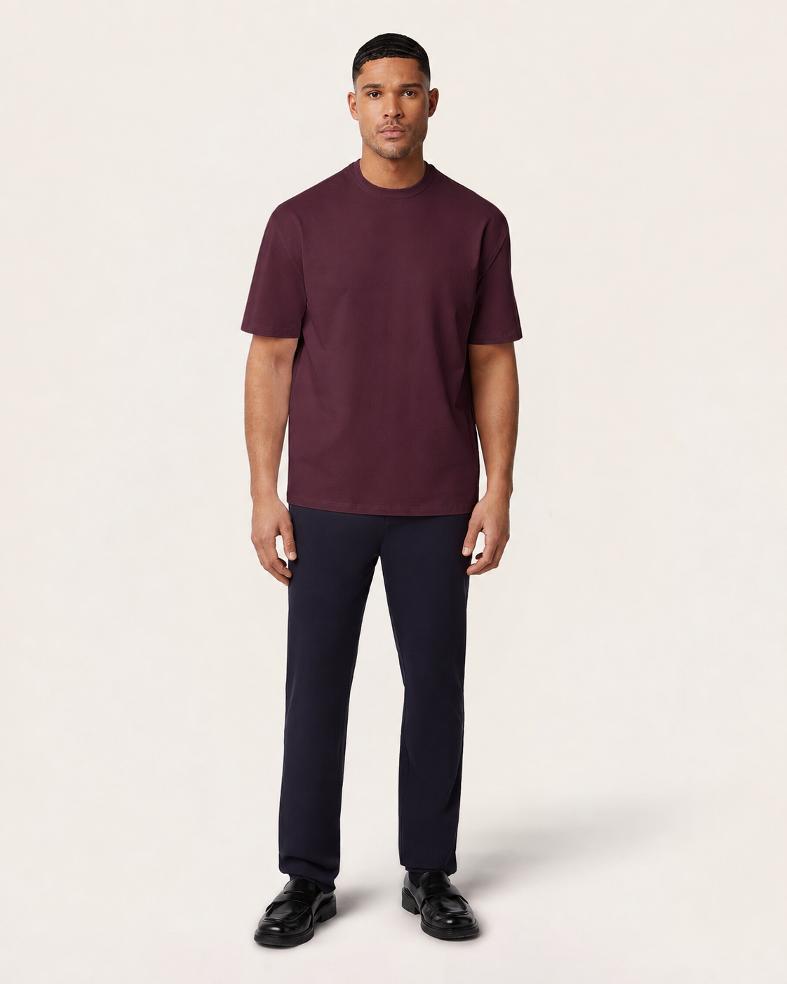Relaxed Forever T-shirt Dark Burgundy