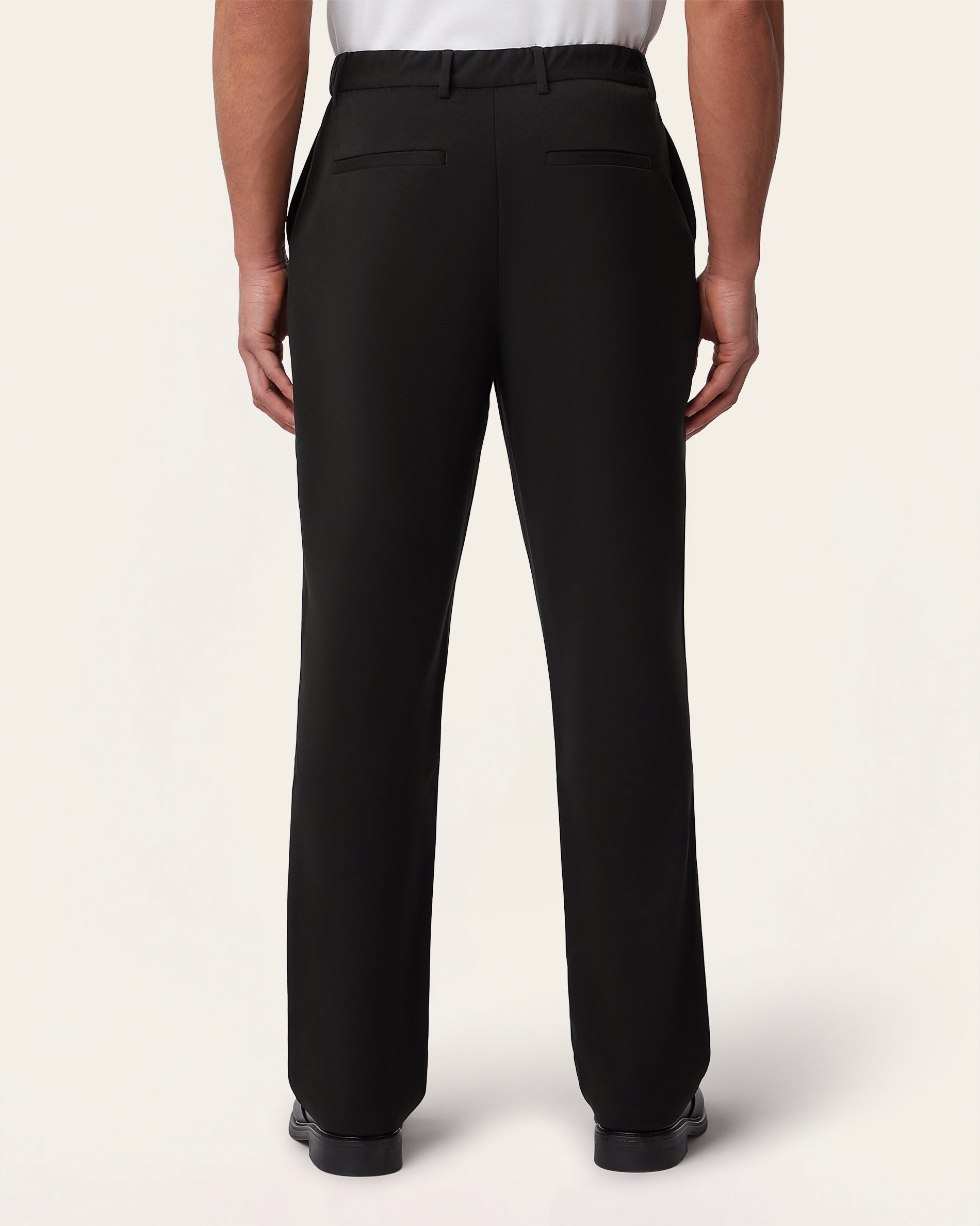 Straight Everyday Pants Black