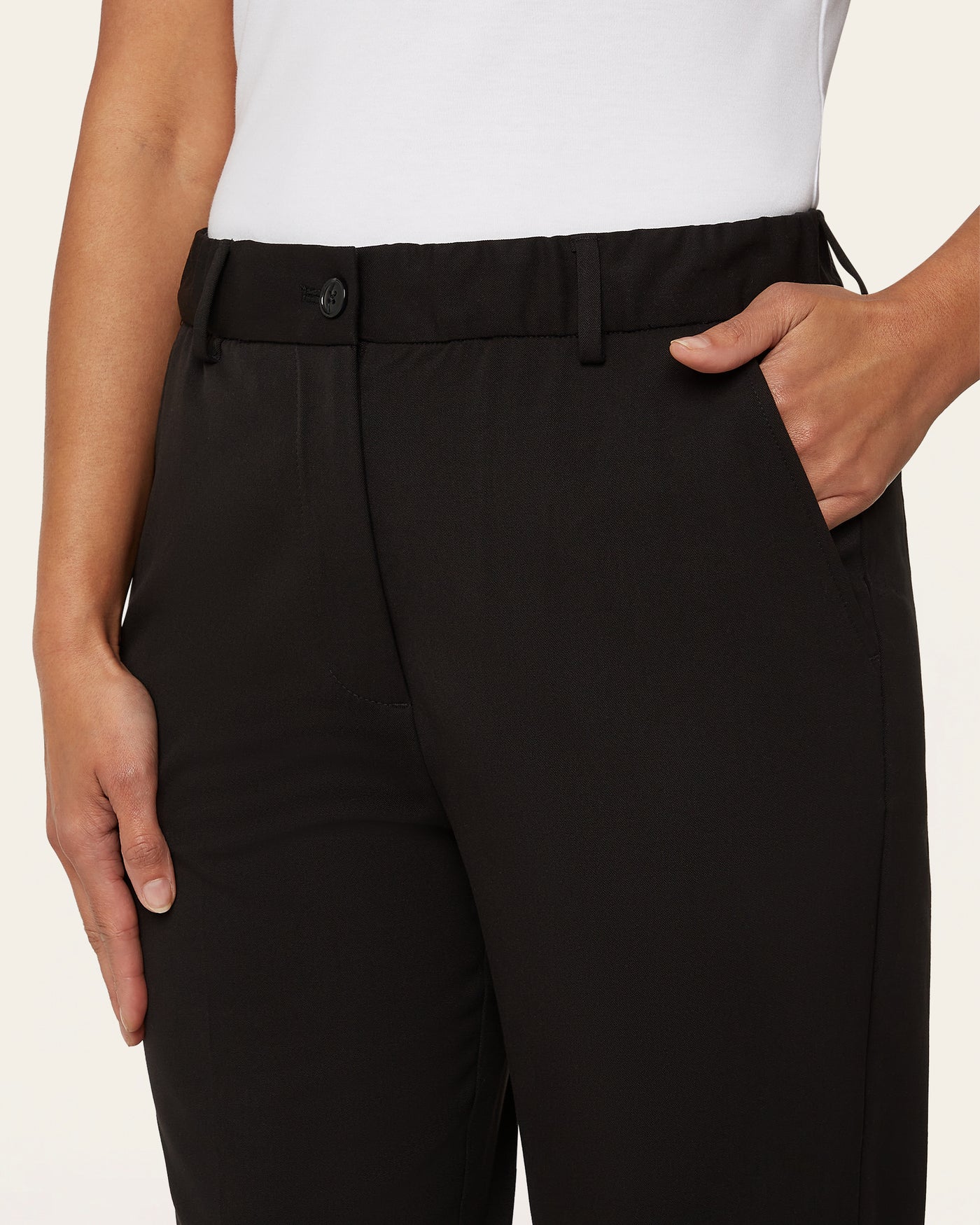 Straight Signature pants - Black