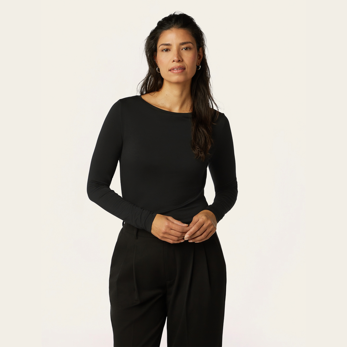Boatneck Knit - Black