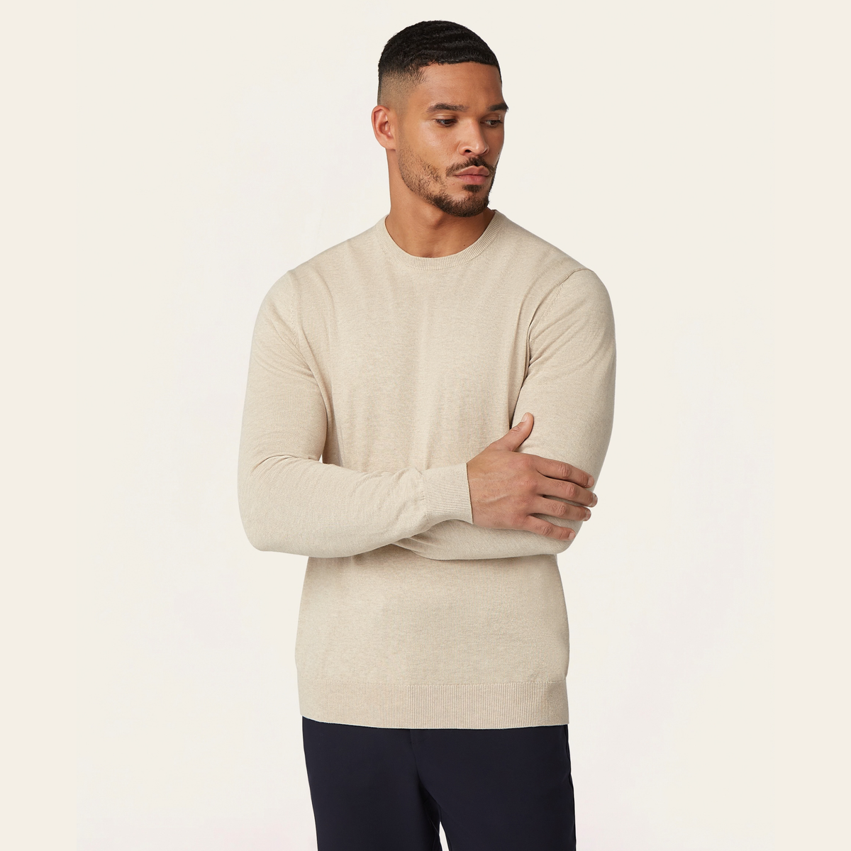Seawool Crewneck Sand