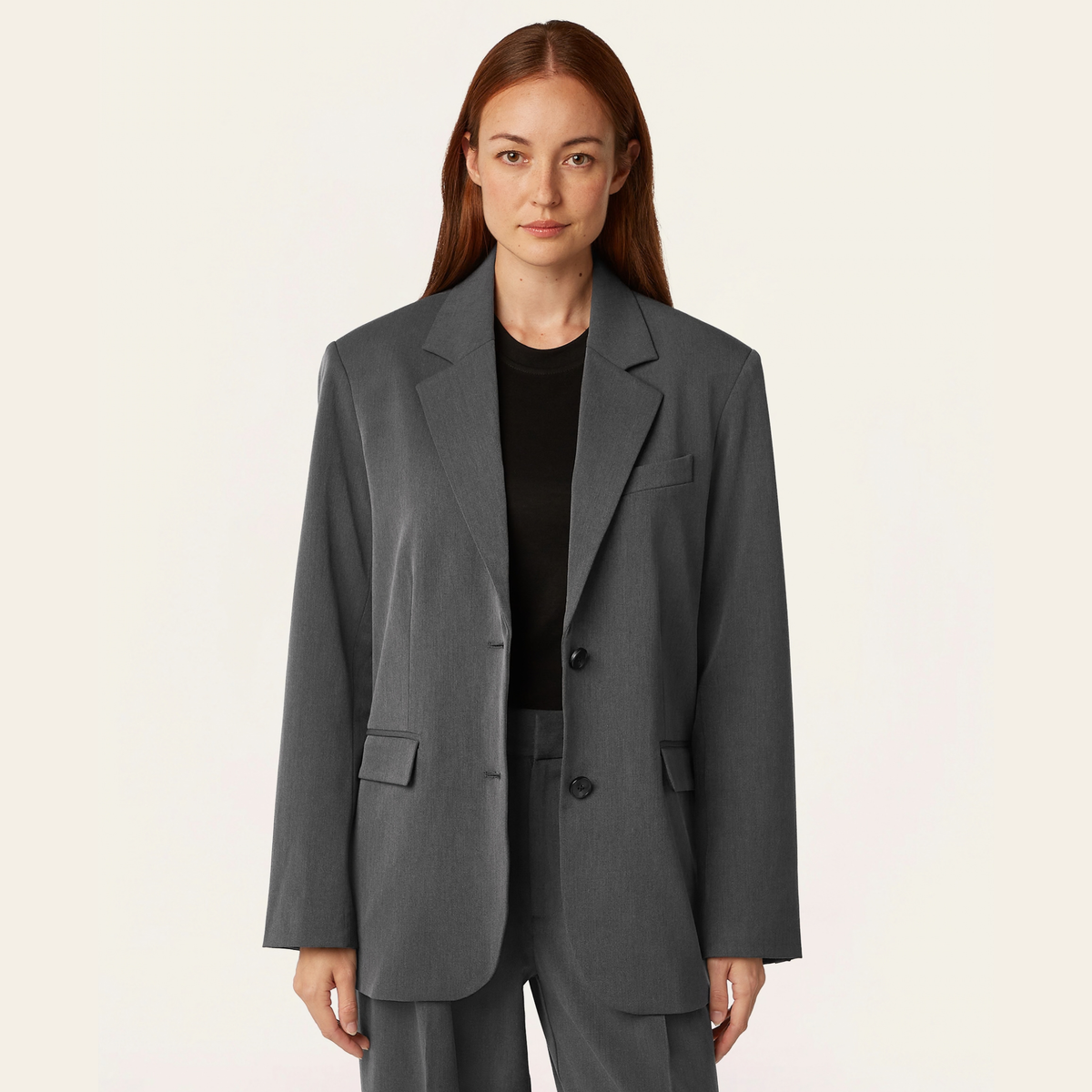 Signature Blazer - Dark Grey