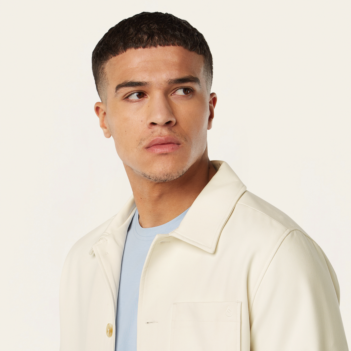 Shirt Jacket Off White