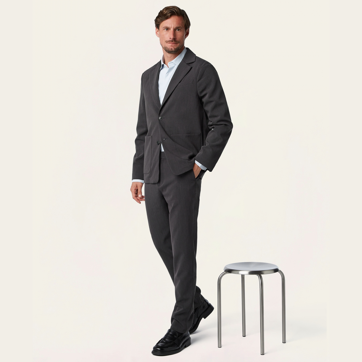 Travel Suit Dark Grey