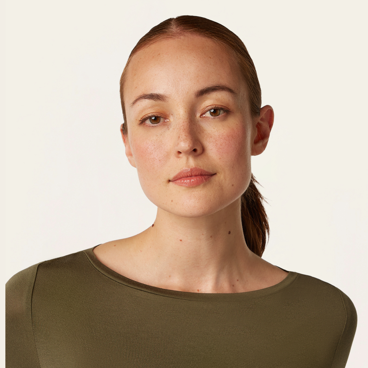 Boatneck Knit - Dark Olive