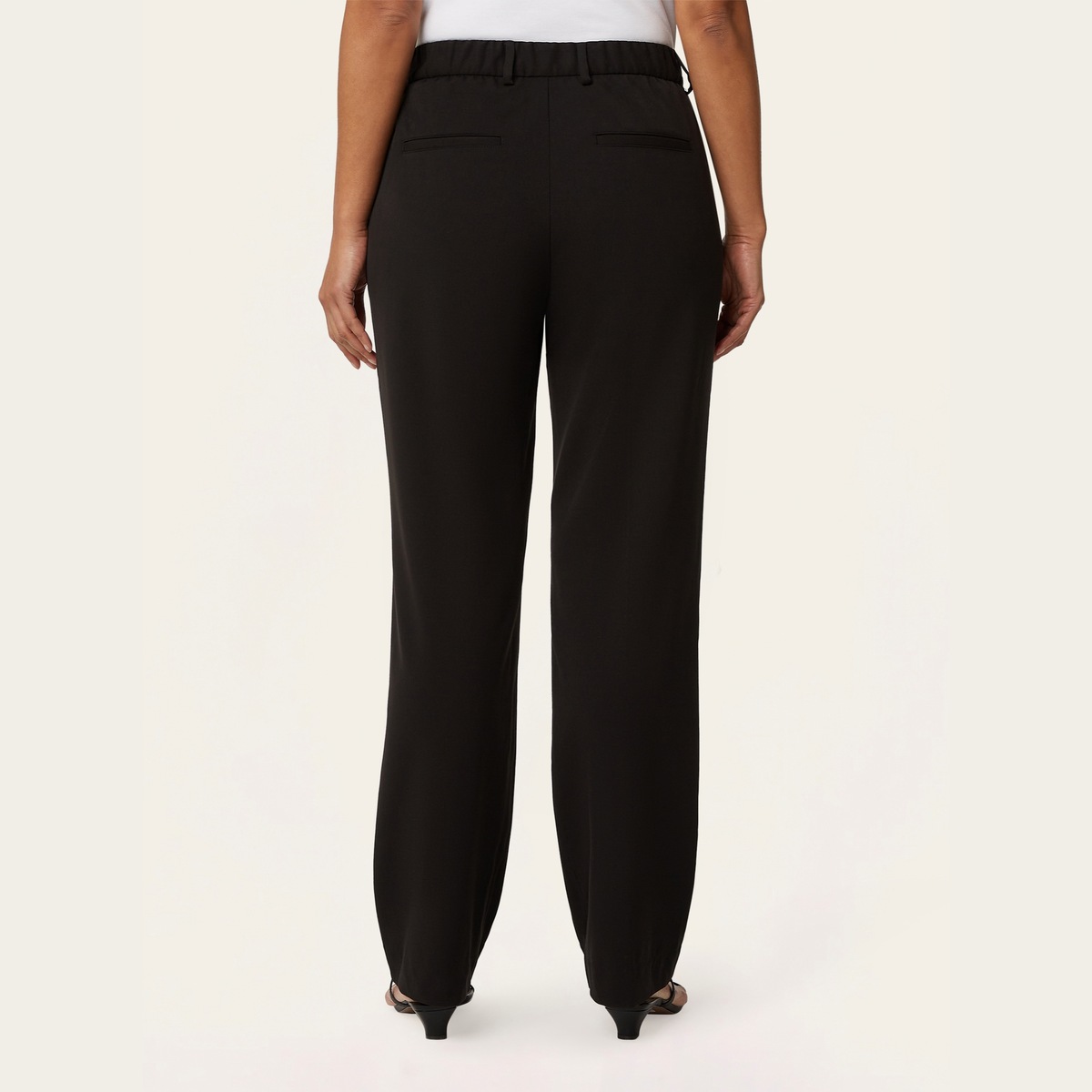 Straight Signature pants - Black
