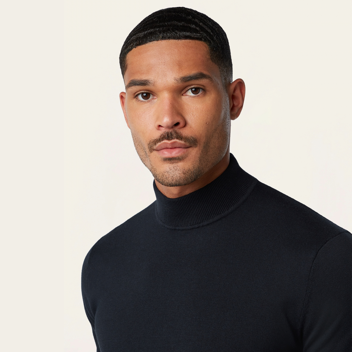 Seawool Mockneck Navy