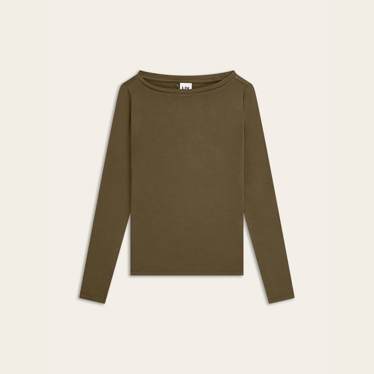 Boatneck Knit - Dark Olive