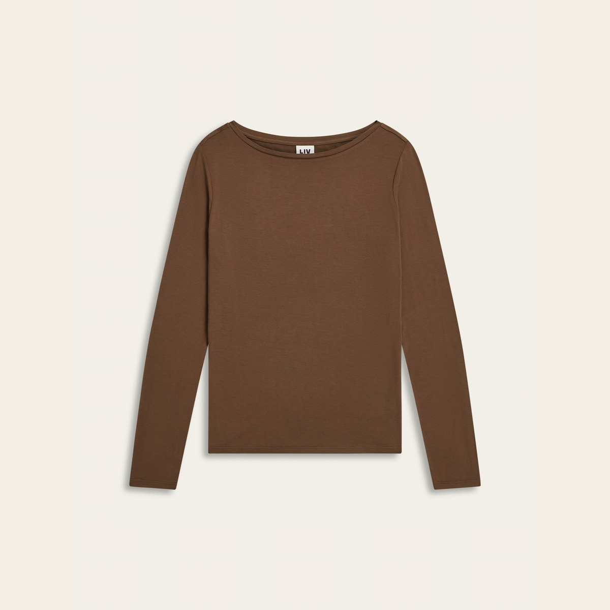 Boatneck Knit - Brown