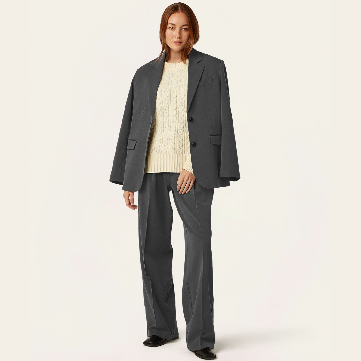 Signature Blazer - Dark Grey