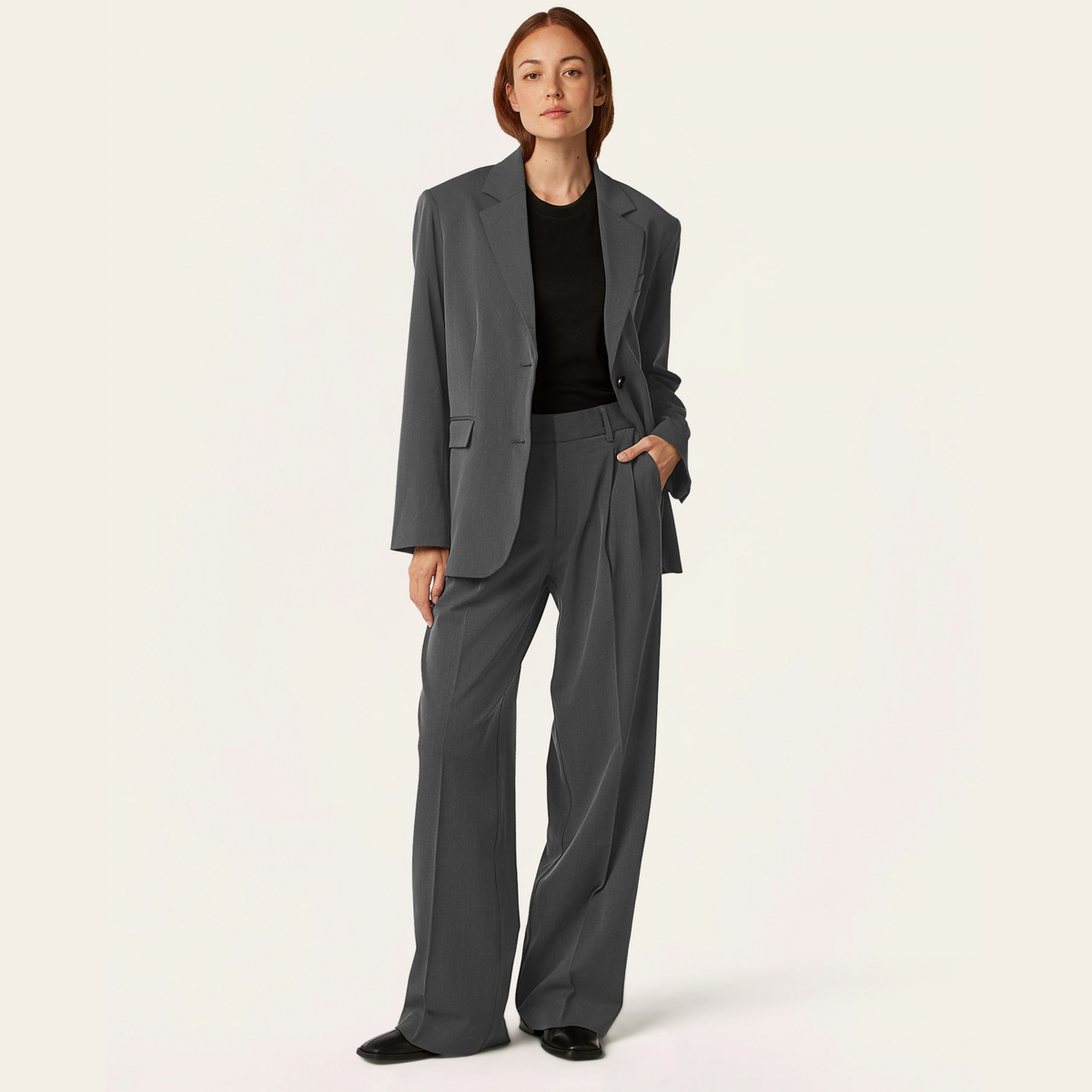 Signature Blazer - Dark Grey