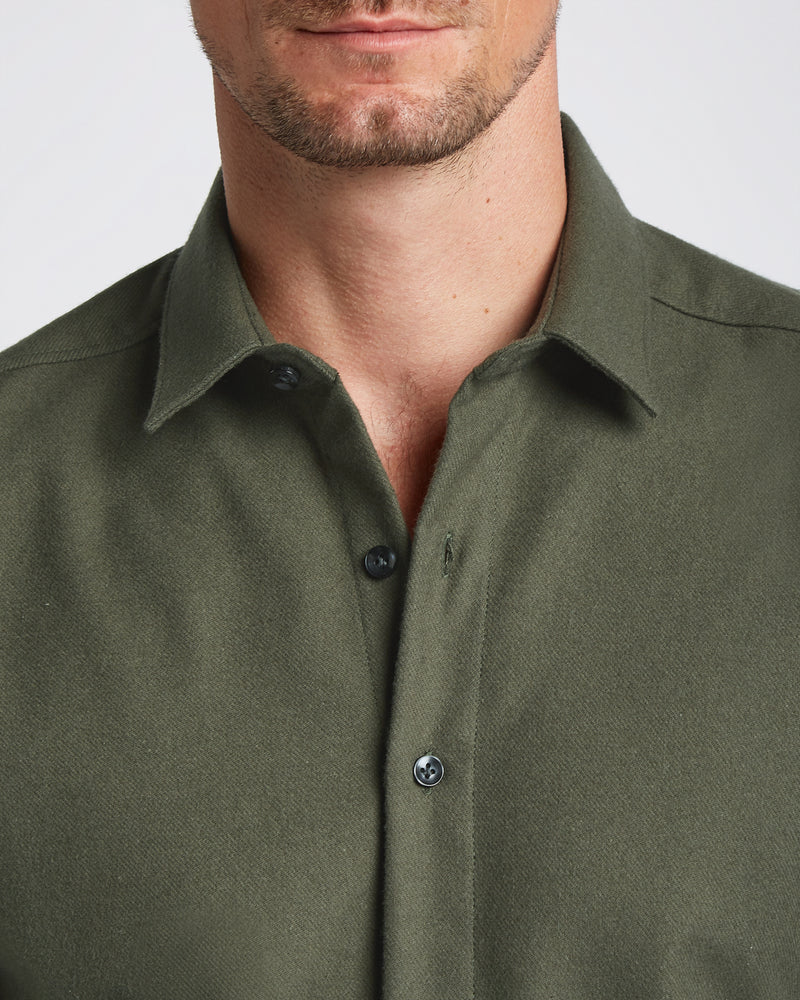 Flannel shirt Dark Green