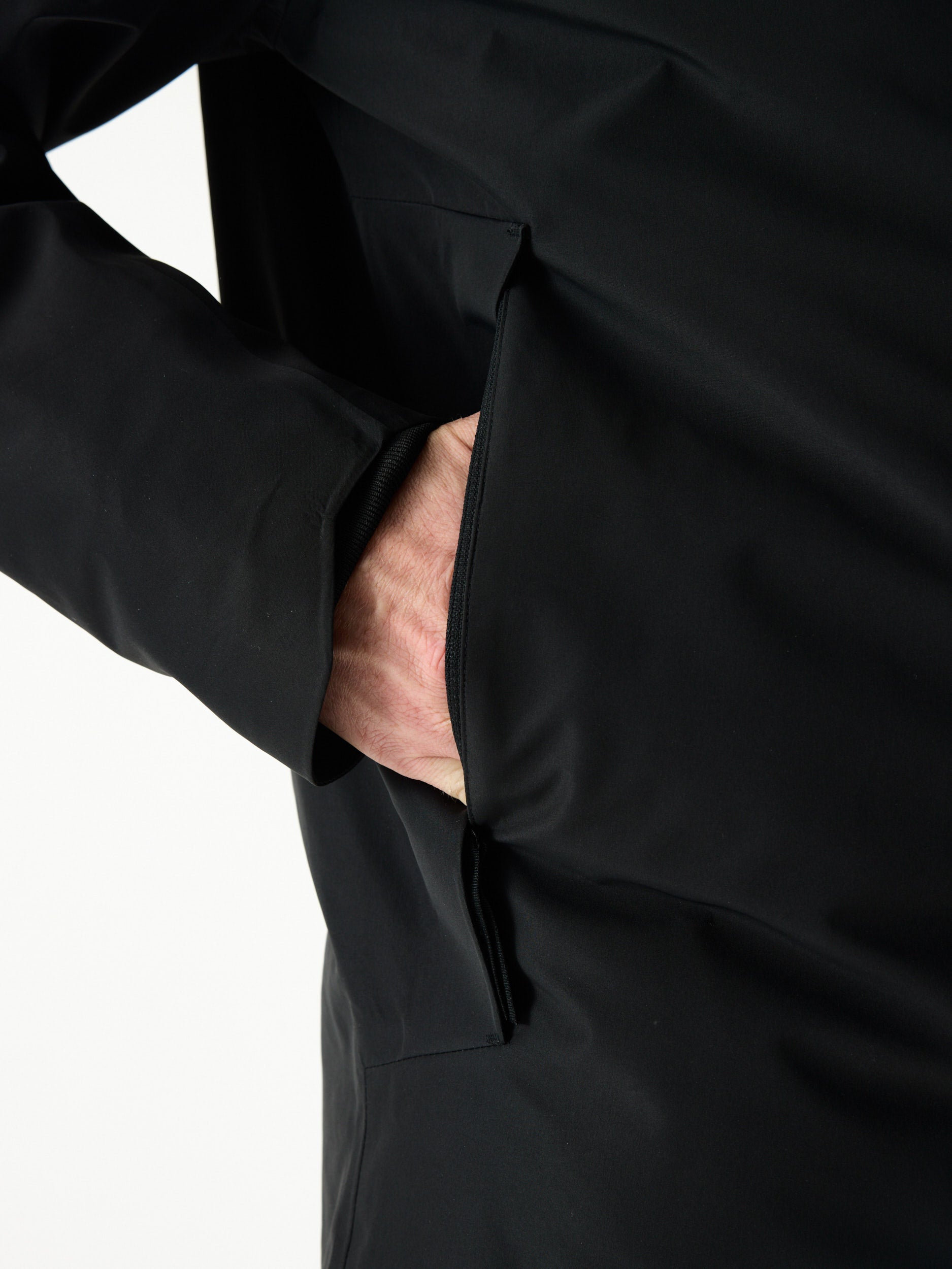 Black Waterproof City Parka | LABFRESH