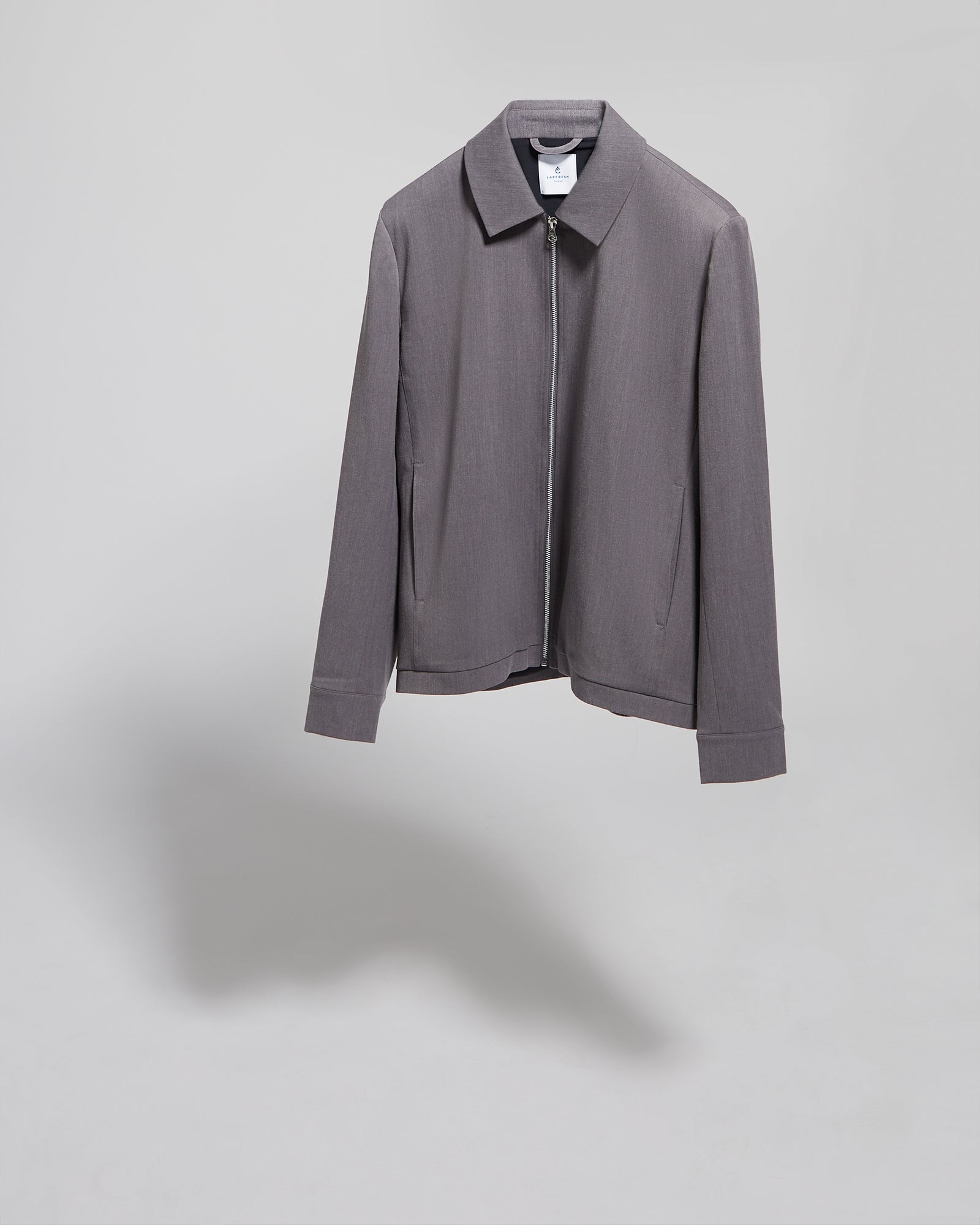 ジャケット・アウター ROLD SKOV ZIP SHIRT LIGHT GREY Jacket_Wales_Grey_SS24_F_1600x