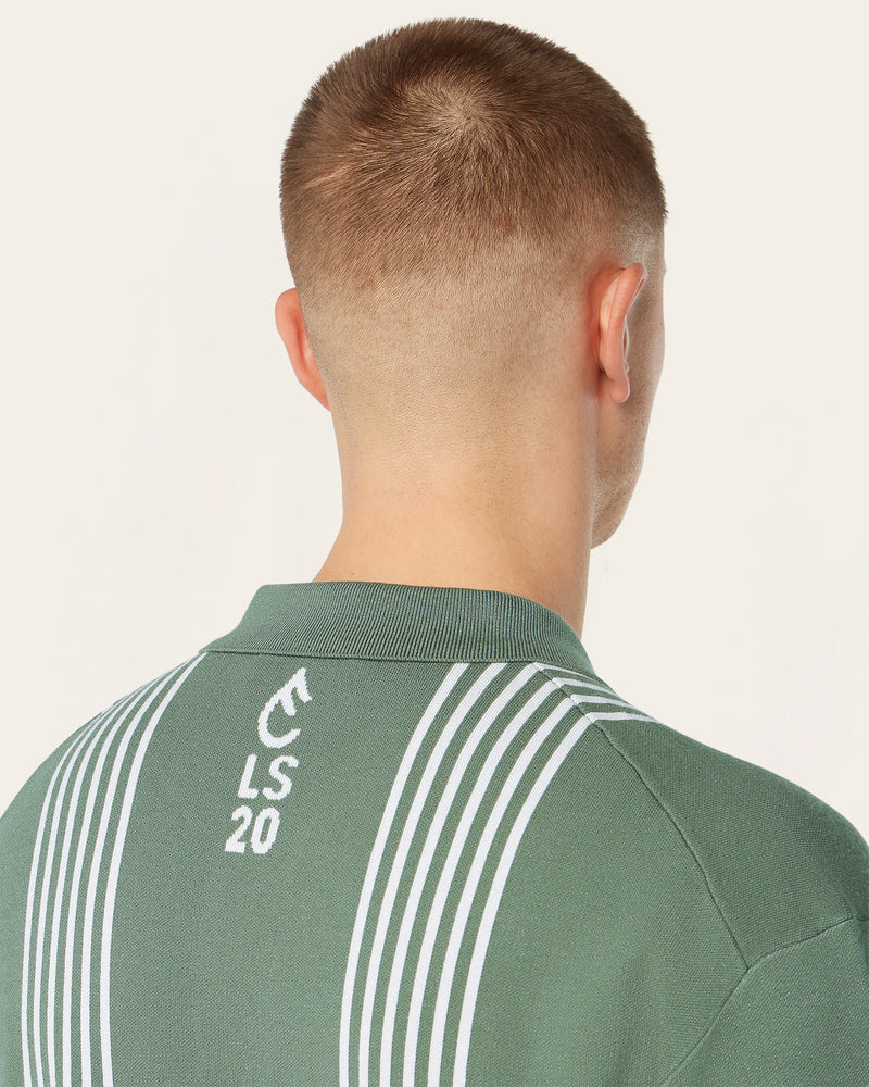 Schöne Jacquard Polo Green