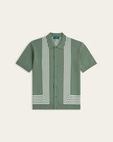 Schöne Jacquard Polo Green