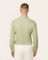 Knitted non-iron shirt Light Green