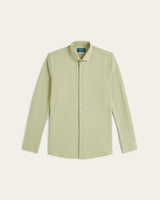 Knitted non-iron shirt Light Green