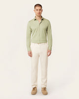 Knitted non-iron shirt Light Green