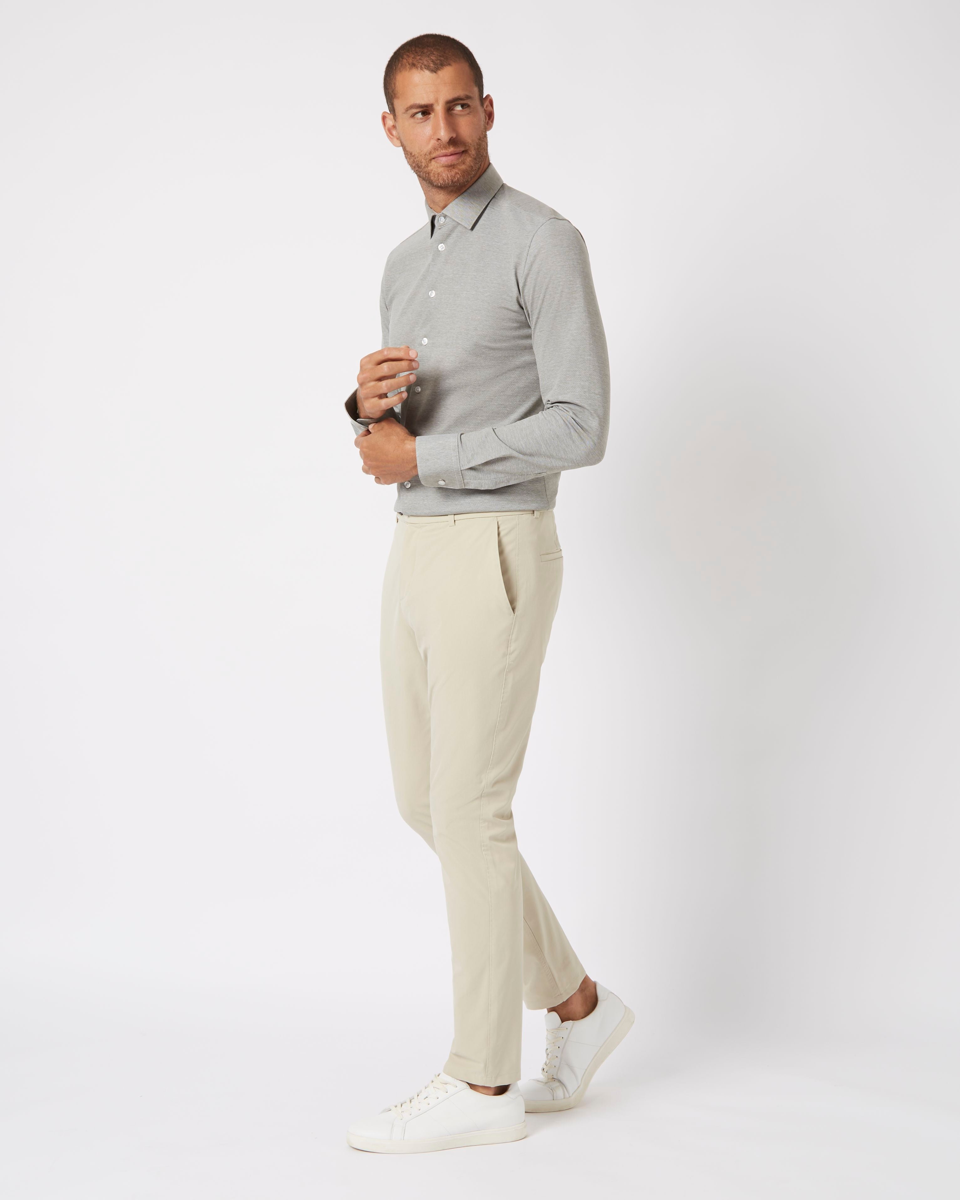 Prior Tech: Knitted shirt sage