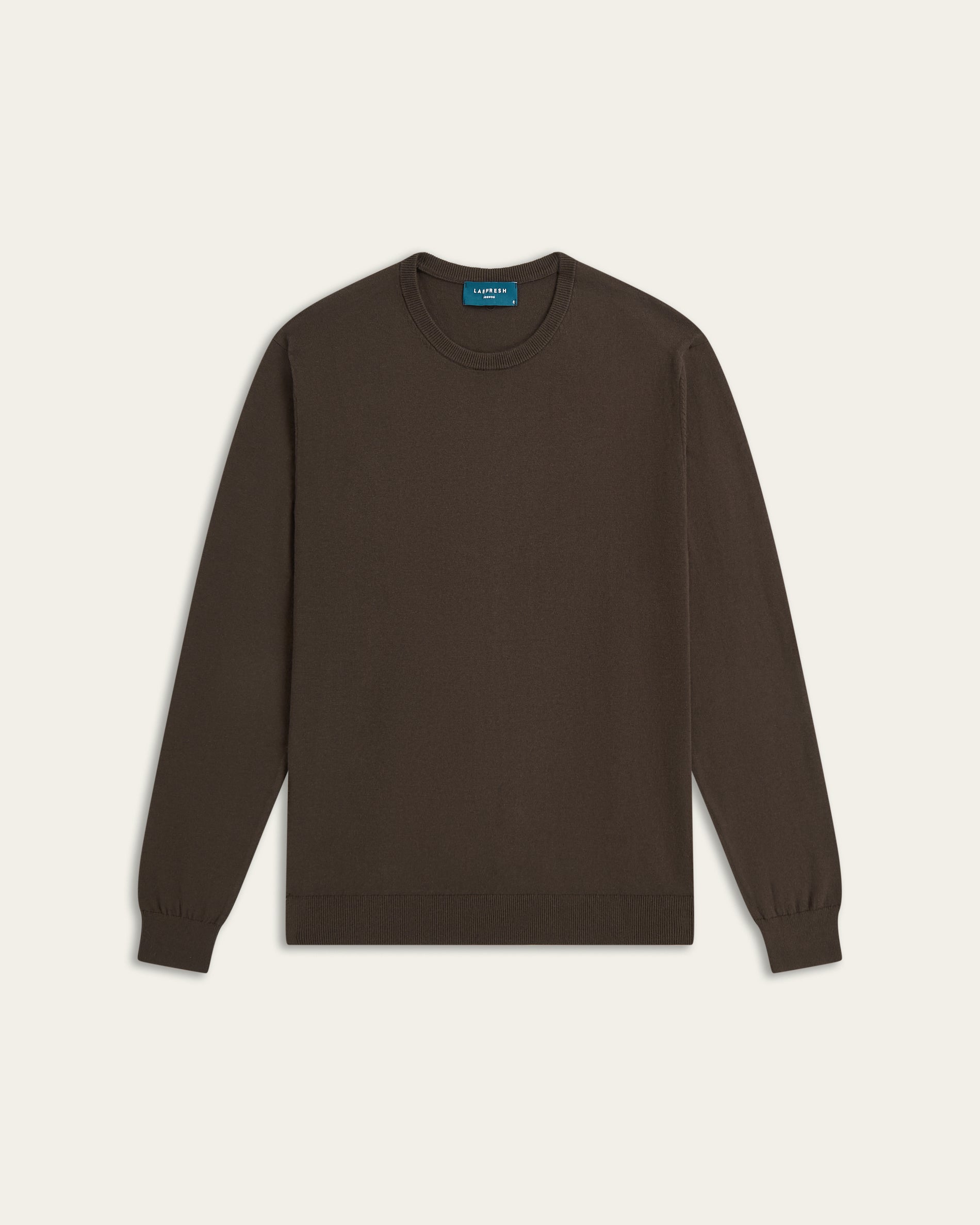 Seawool Crewneck Dark Brown