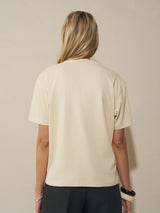 Boxy T-shirt Beige