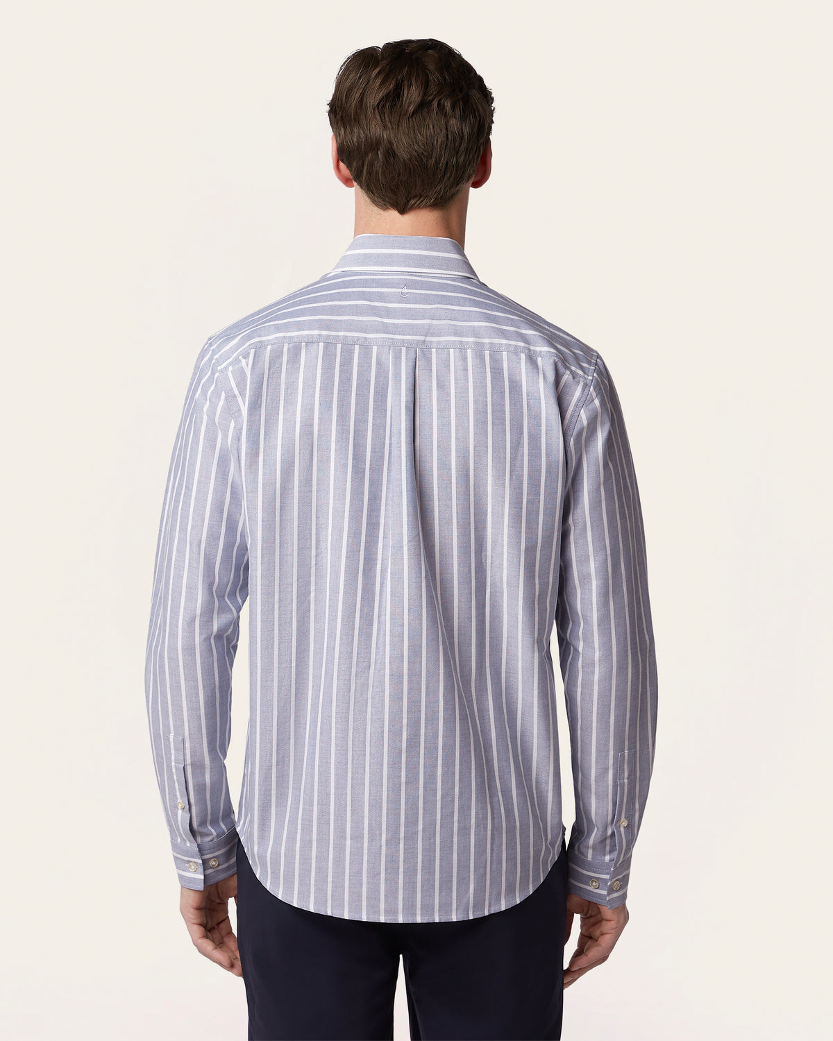 Oxford Shirt Teal / White Stripe