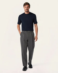 Straight Classic Pants Dark Grey