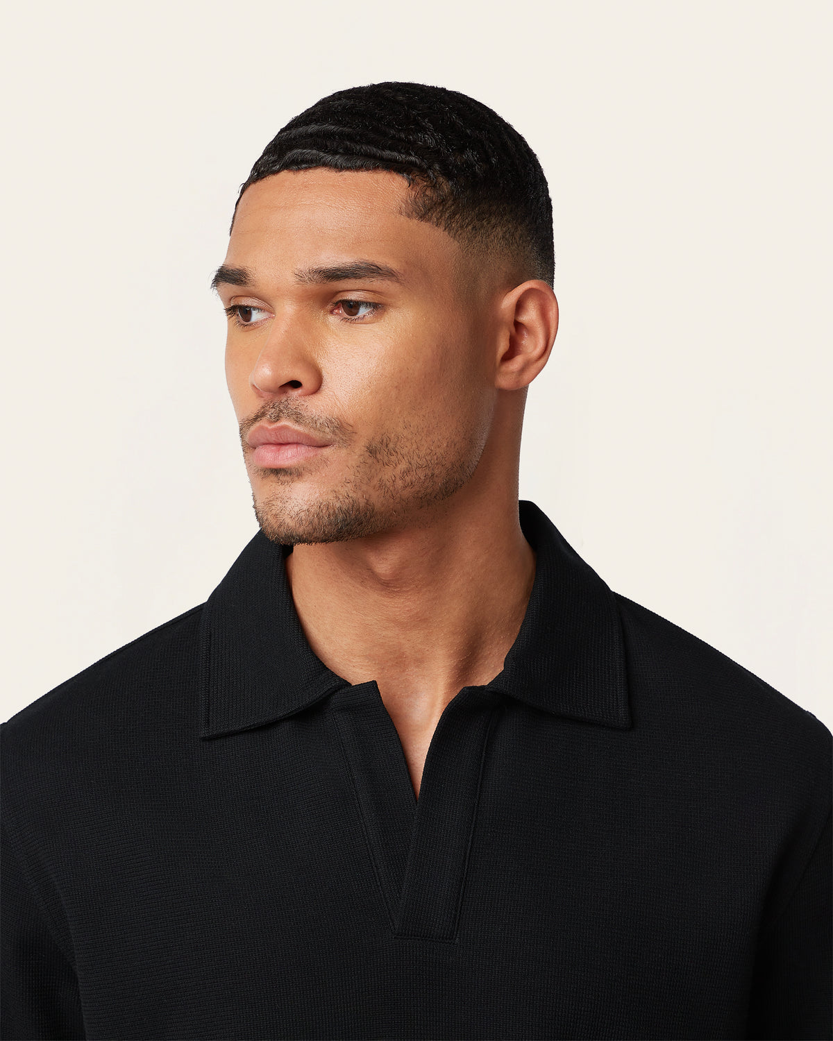 Relaxed Polo Black