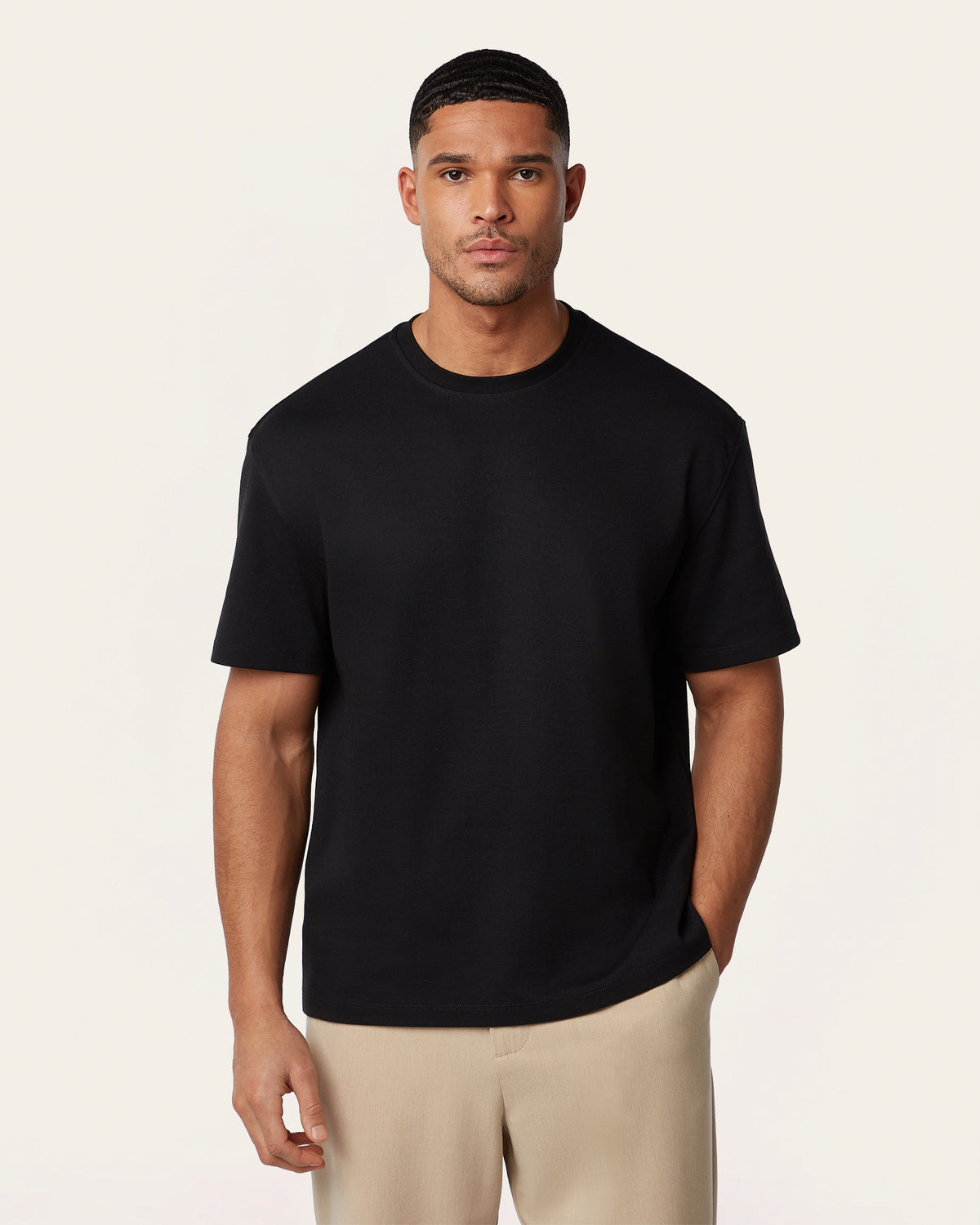 Heavy weight relaxed fit t-shirt black