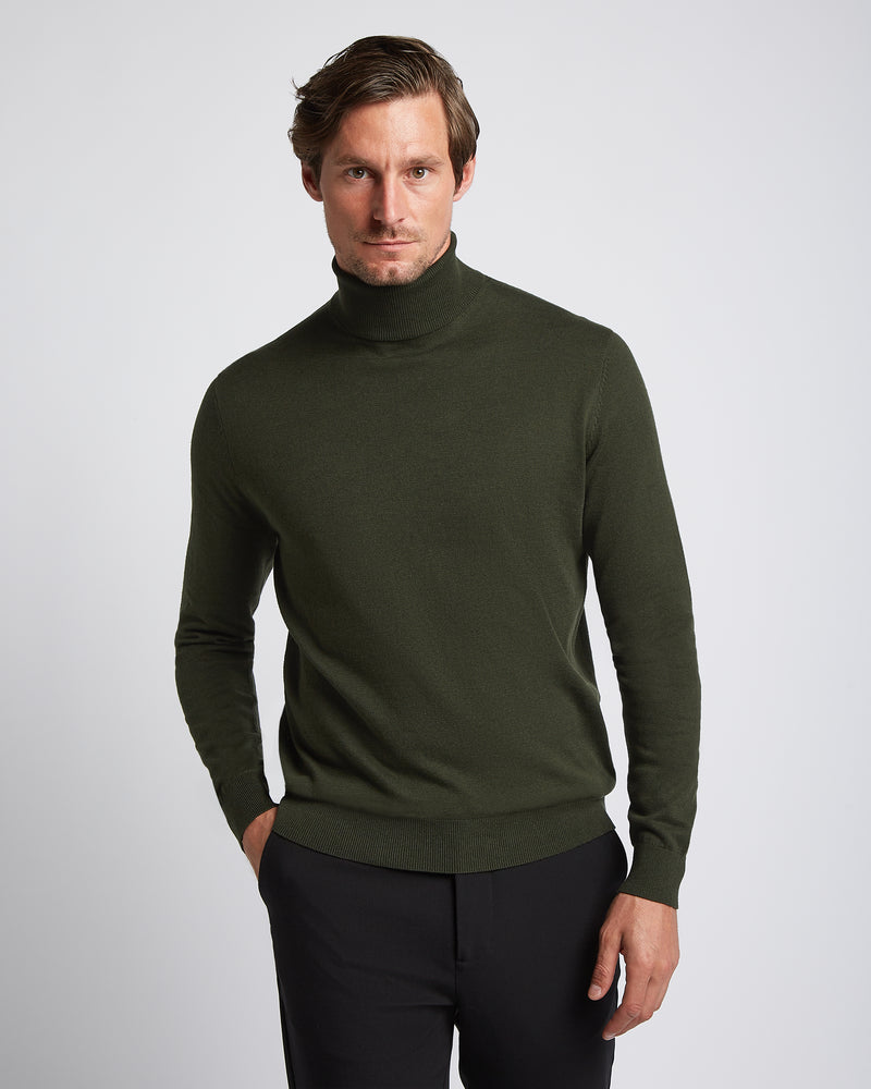 Seawool Turtle neck Dark Green