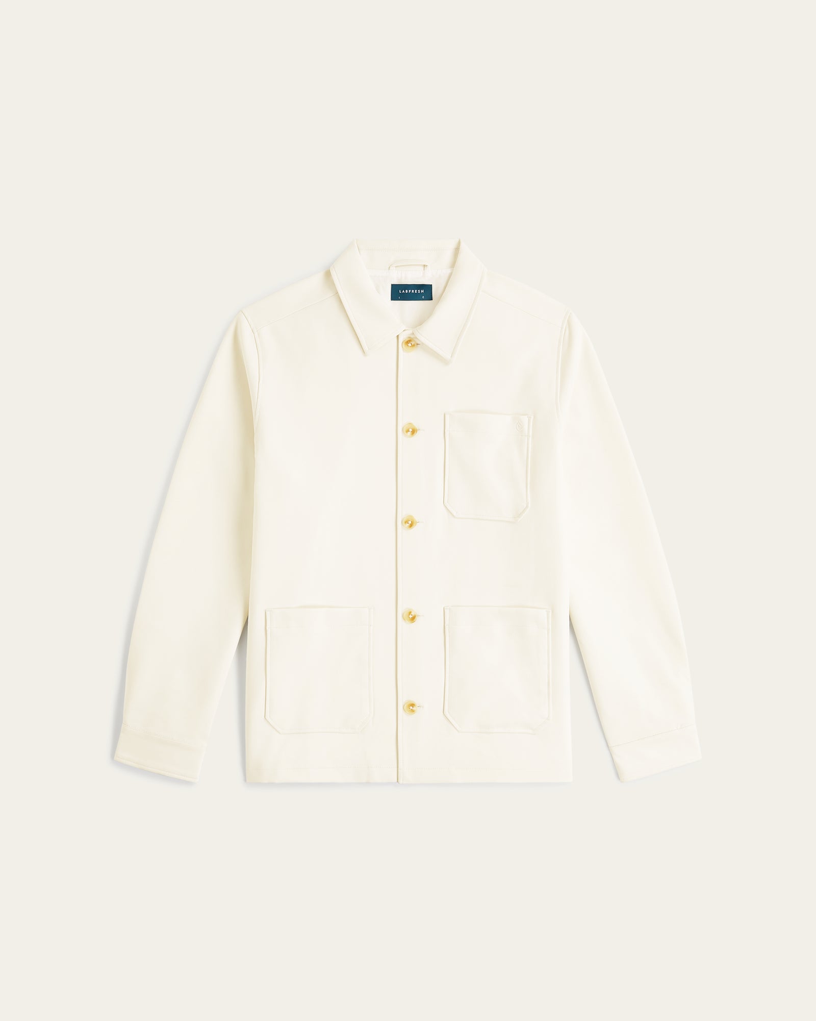 Shirt Jacket Off White – LABFRESH