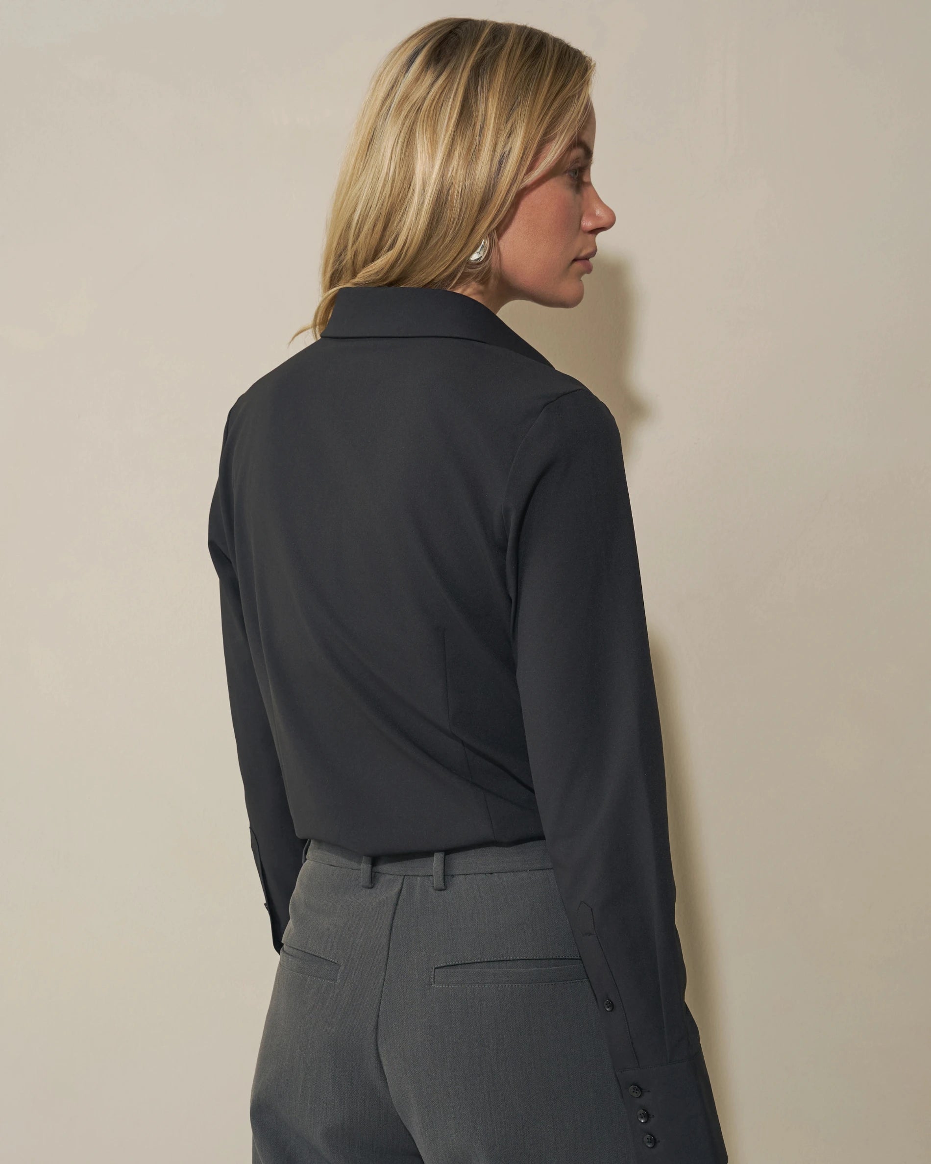 Slim fit Blouse - Black