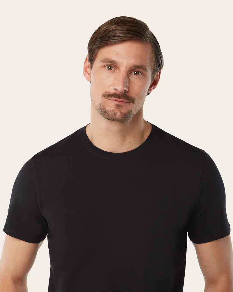 Seasonal t-shirt 2-pack bundle | Dark plum & Black