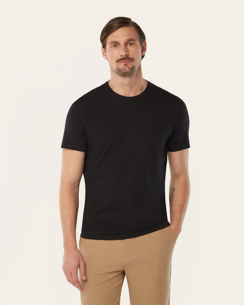 Seasonal t-shirt 2-pack bundle | Dark plum & Black