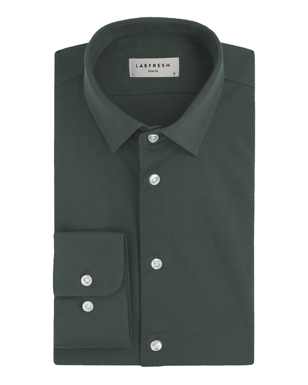 Knitted shirt green