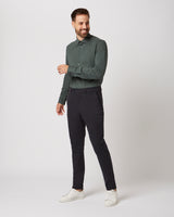 Knitted shirt dark green