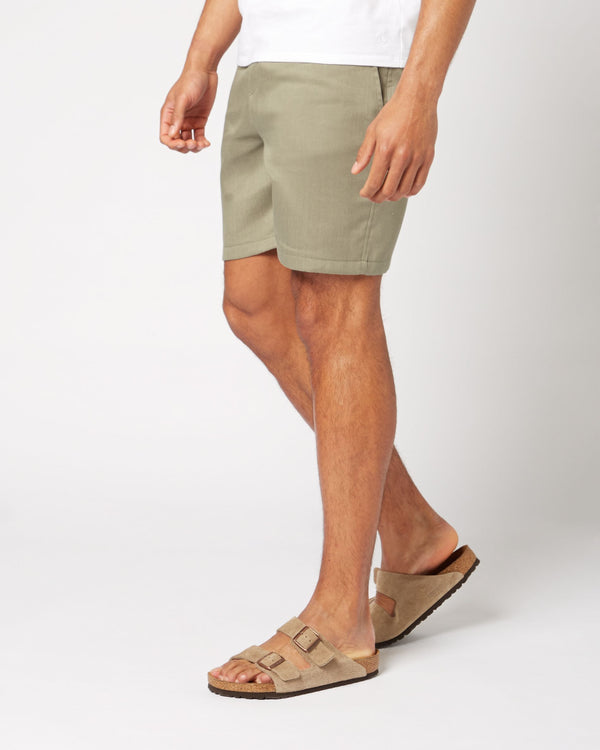 Linen shorts olive